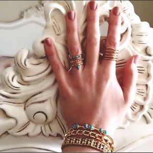 Stella & Dot Turquoise Stacked Ring